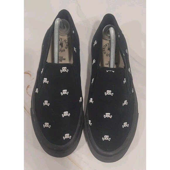 Polo Ralph Lauren Skulls & Crossbones Men\'s Slip-on Shoes Size 9.5 RARE Skully main image 8